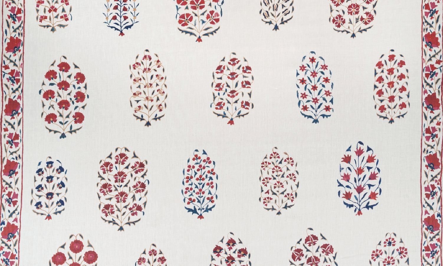 Tissu Lin Kathryn Ireland – Lyall / Blé – Rayé – 7,25 Yards – Neuf