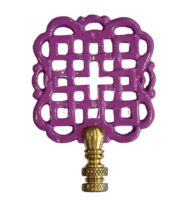 Lamp Finial-Purple