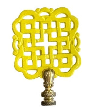 Lamp Finial-Yellow