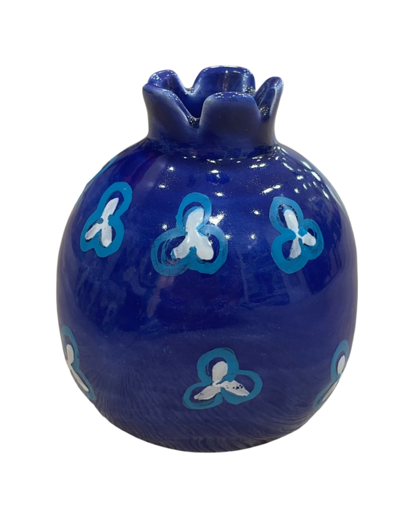 Pomegranate Blue Vase
