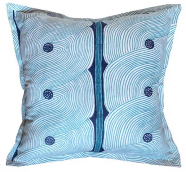 Harper Turquoise Pillow Cover