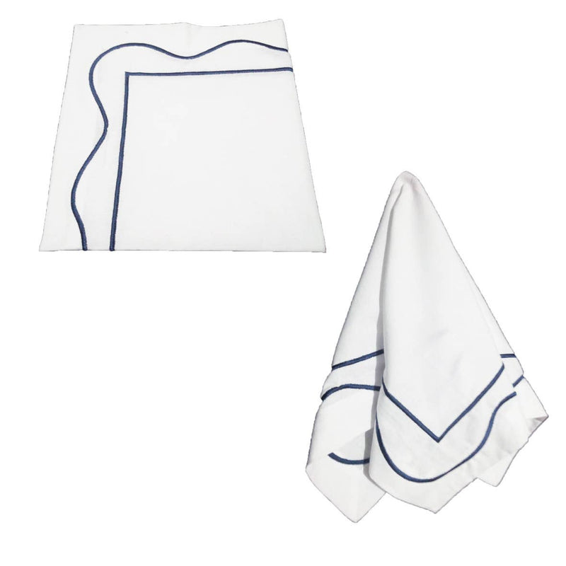 Wave Cotton 100% Napkin: Olive Green