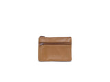 Upcycled leather wallet : Red