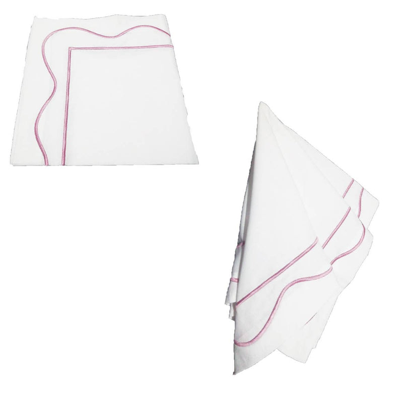 Wave Cotton 100% Napkin: Olive Green