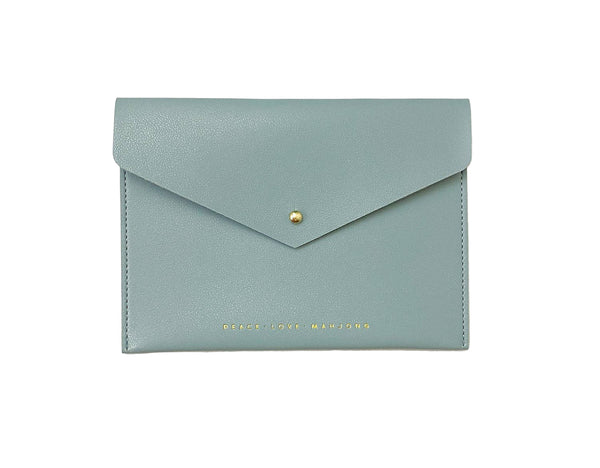 Large Serenity Blue Card Clutch