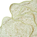 Shelby Green Tabletop: 70" x 120" Tablecloth