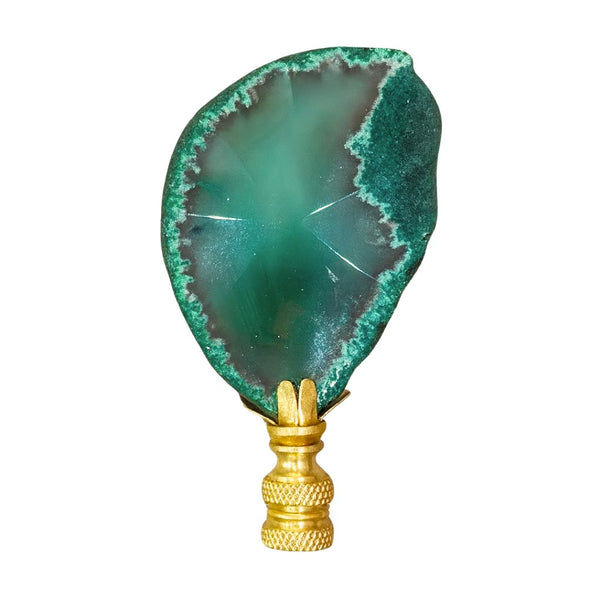 Malachite Stone Finial