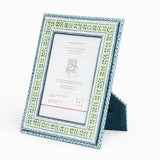 Block Printed Sky Reah Picture Frame