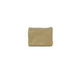Upcycled leather wallet : Camel