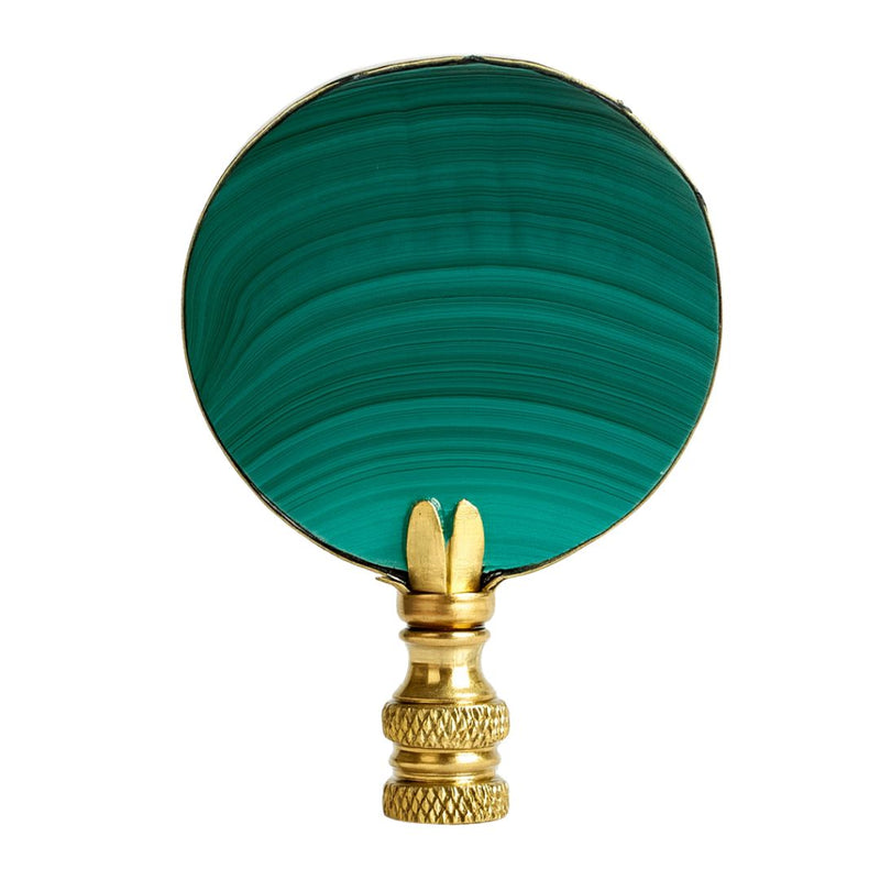 Malachite Round Finial