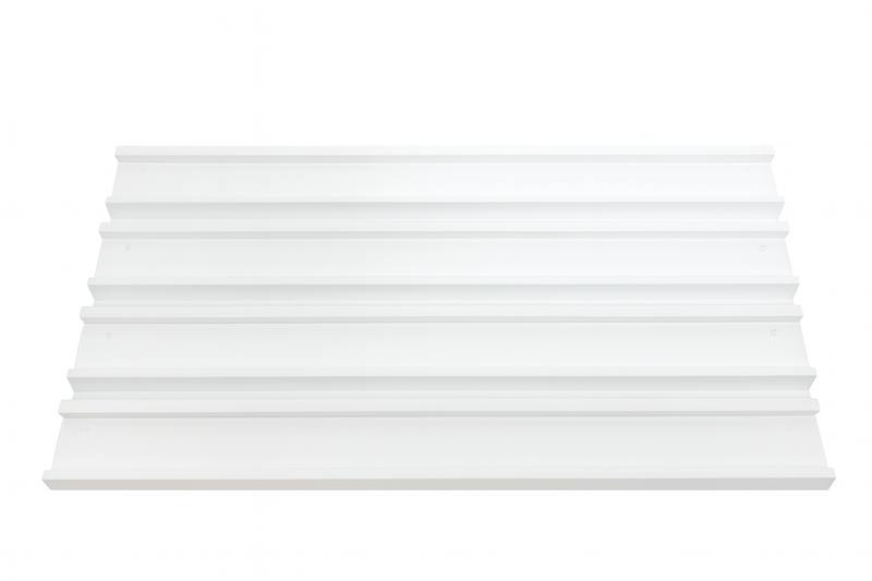 White Mahjong Racks & Pushers (Set of 4)