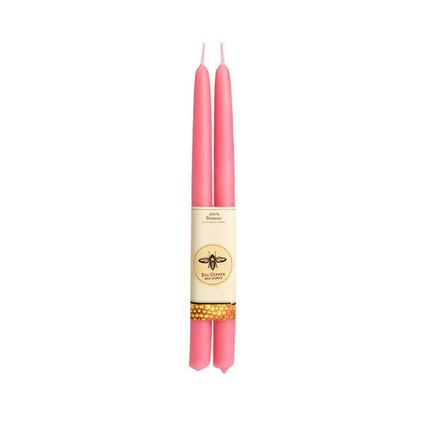 100% Pure Beeswax Taper Candles – Cherry Blossom