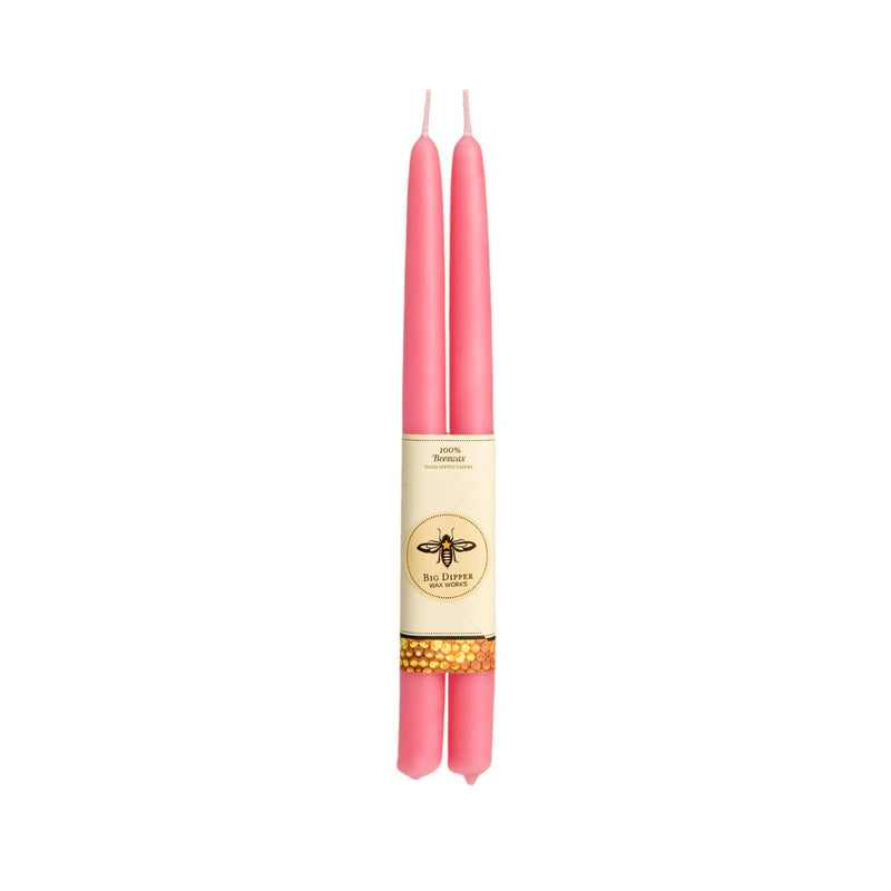 100% Pure Beeswax Taper Candles – Cherry Blossom