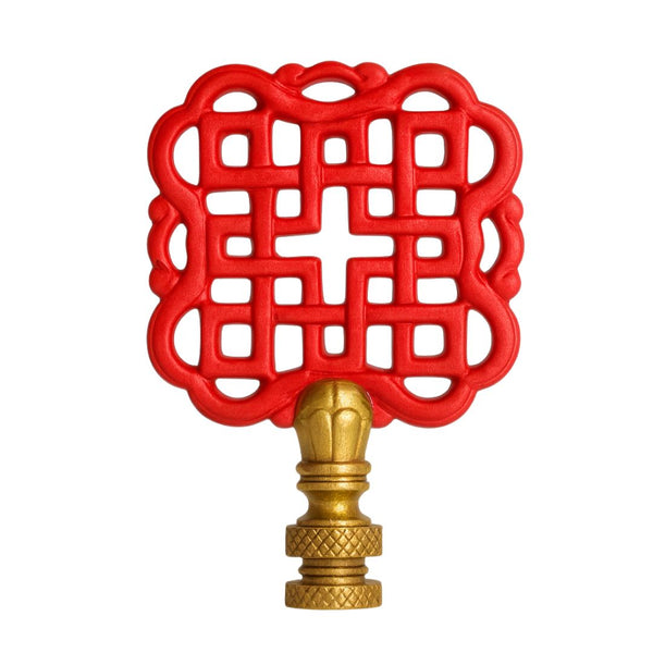 Lamp Finial-Red