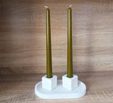 Beeswax Taper Candle -  M / Bright Green