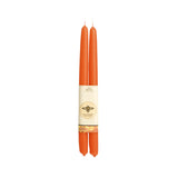 100% Pure Beeswax Taper Candles – Pumpkin