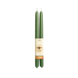 100% Pure Beeswax Taper Candles – Moss