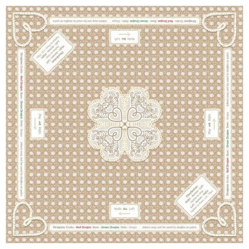 Mahjong Gaming Mat - Canage Blonde Rules Edition