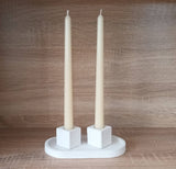 Beeswax Taper Candle -  U / Ivory