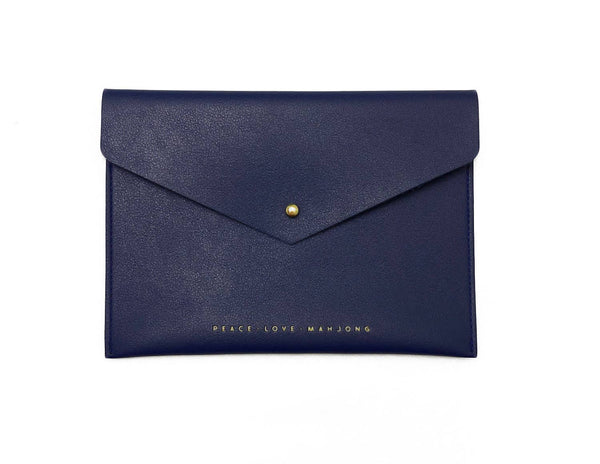 Large Navy Card Clutch