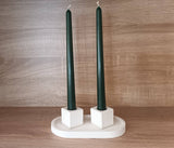 Beeswax Taper Candle - M / Bright Green