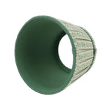 Block Print Green Lampshade Cover