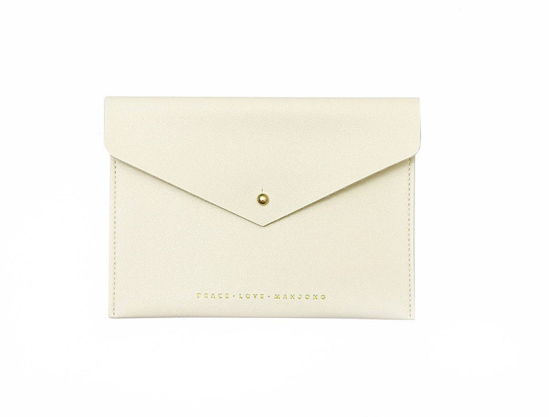 Large Ivory Card Clutch
