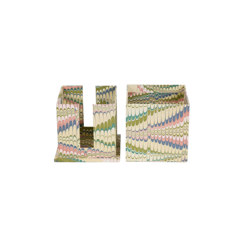 Marbled Large Tissue Box - Moss Mountain