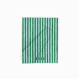 BLOCK-PRINTED CELADON GREEN CLASSIC STRIPE PICTURE FRAME