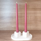 Beeswax Taper Candle -  V / Capri Blue