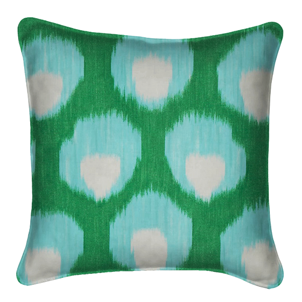 Bukhara Blue/Green Outdoor Pillow Cover