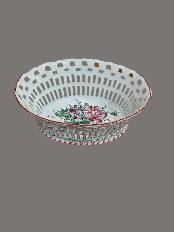 19th Century French Luneville Basket
