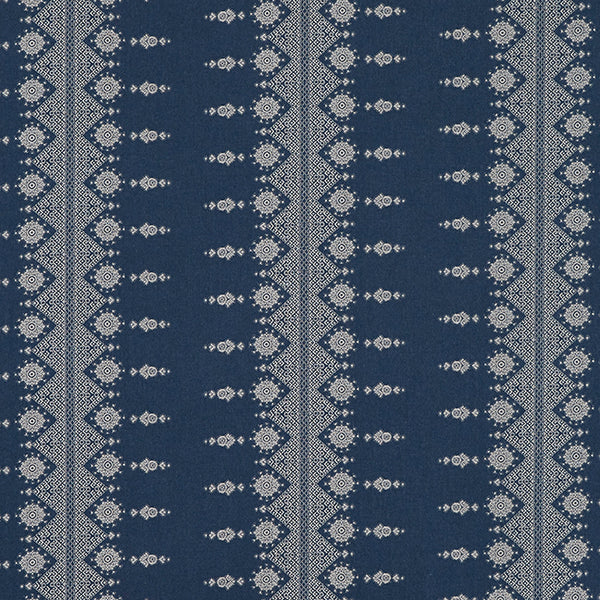 Carmania | White on Indigo