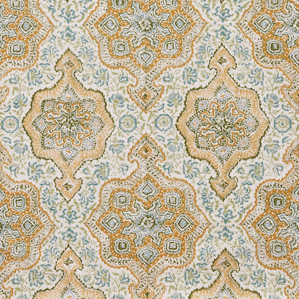 Deeg | Gold/Olive on White