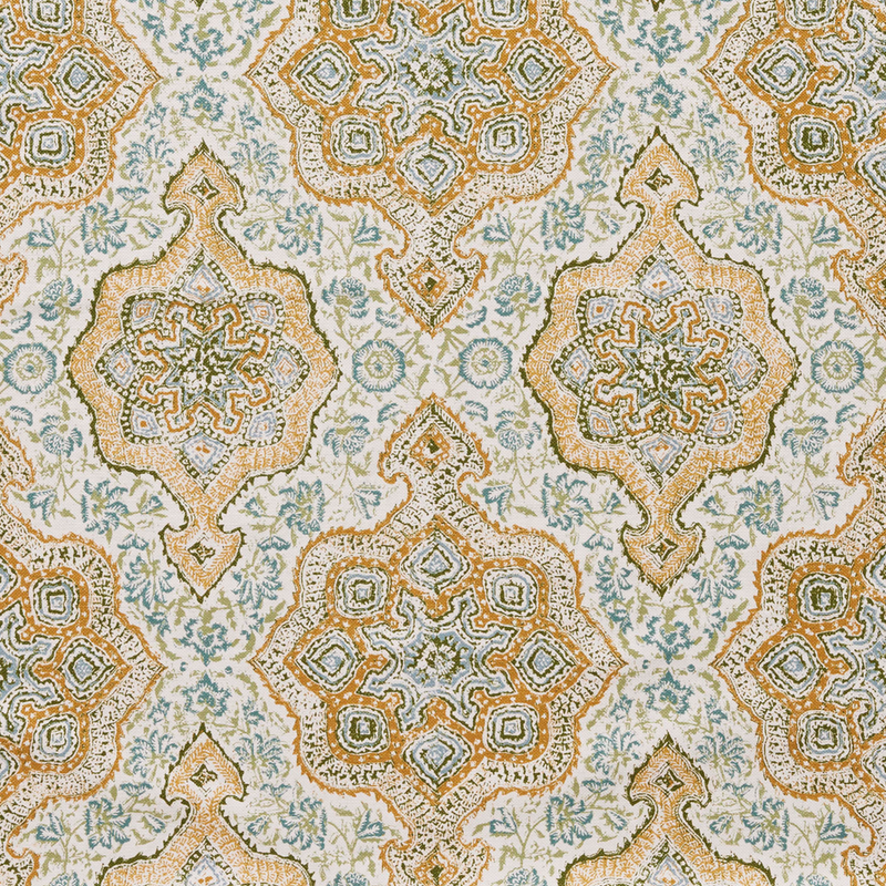 Deeg | Gold/Olive on White