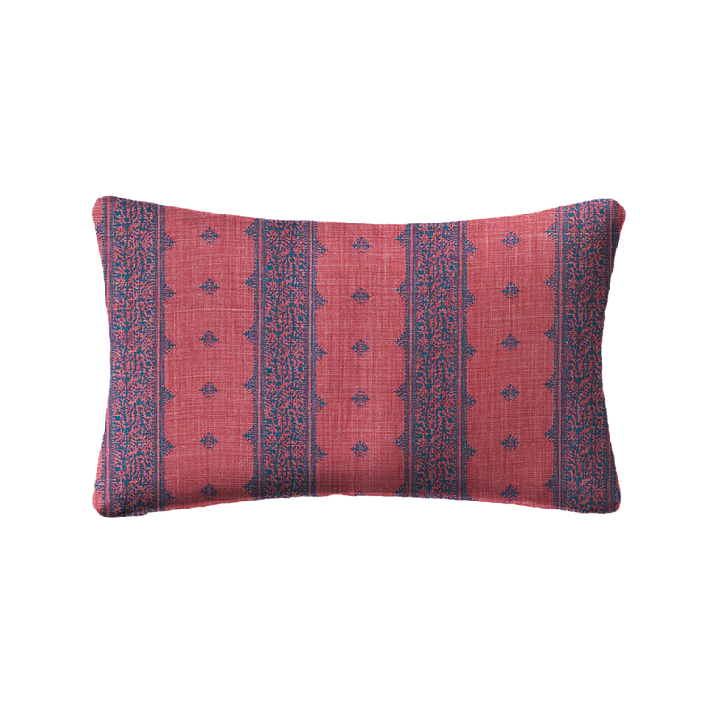Fez Raspberry Lumbar Pillow Cover
