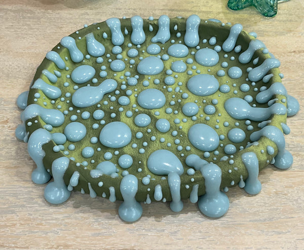 Blue & Green Glob Tray