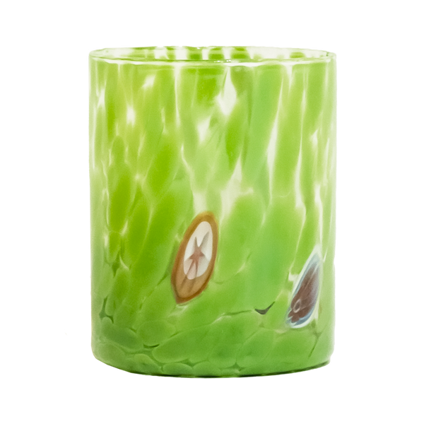 Straight Murano Glasses- Light Green