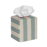 Square Tangier Stripe Tissue Box Cover