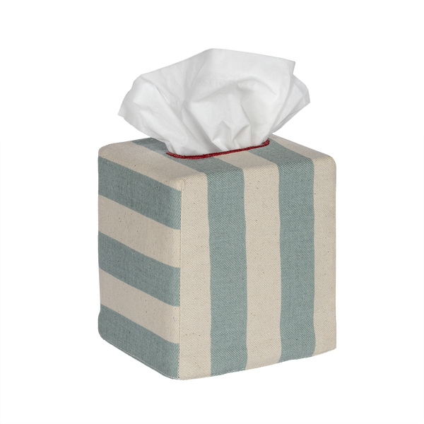Square Tangier Stripe Tissue Box Cover