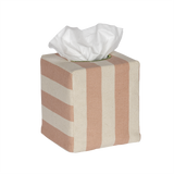 Square Tangier Stripe Tissue Box Cover