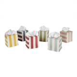 Square Tangier Stripe Tissue Box Cover