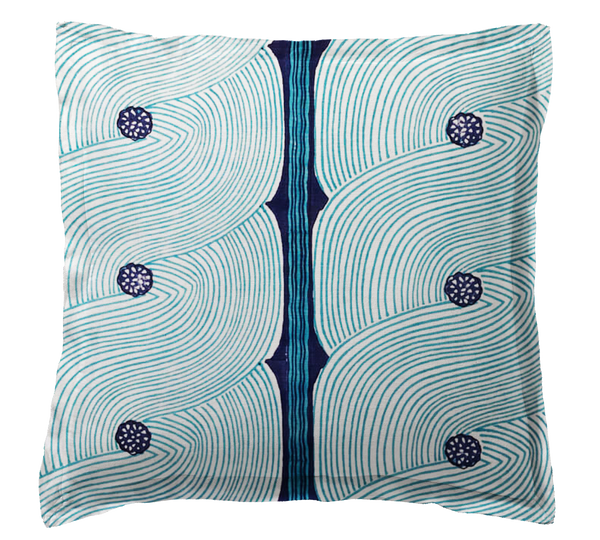Harper Turquoise Pillow Cover
