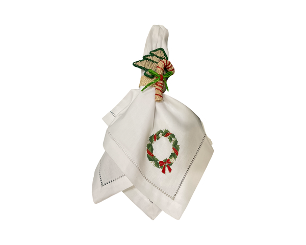 Christmas Wreath Napkins