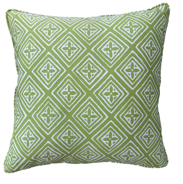 Fiorentina Perennial Green Pillow Cover