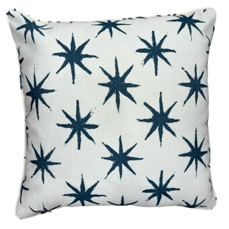 Starstruck Indigo Outdoor Pillow Cover