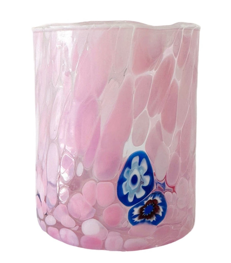 Straight Murano Glasses-Pink