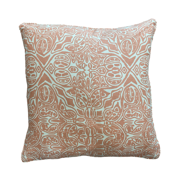 Quadrille San Michele Terracotta Pillow Cover