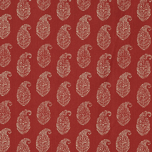 Kashmir Paisley | Tea/Red
