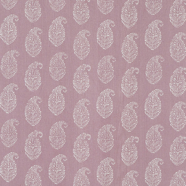 Kashmir Paisley | White/Lilac